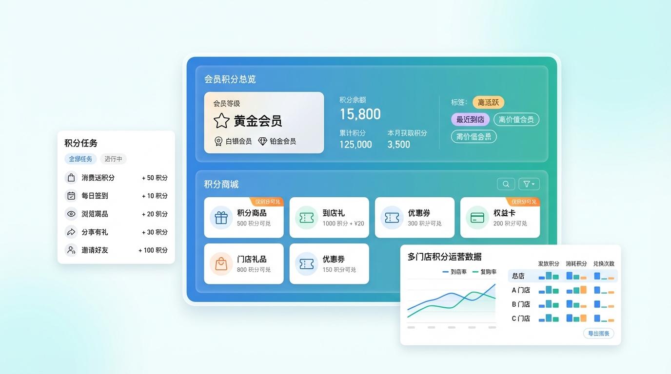 零售积分商城 - 门店积分运营系统