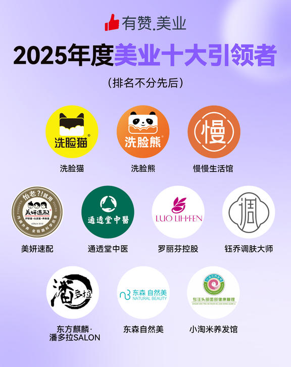 重磅丨2025美业十大引领者出炉，以创新与数字化定义行业新标杆